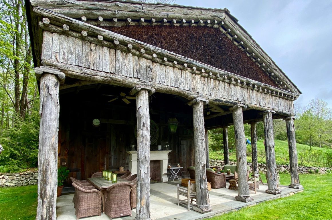 Forest Magic: Bunny Williams’ Greek Temple Folly Pool House and Woodland Garden